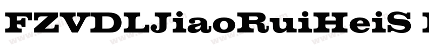 FZVDLJiaoRuiHeiS Bol字体转换